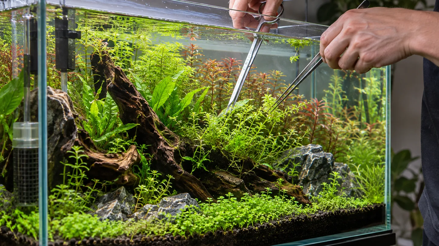 Hands-On Aquascaping Maintenance